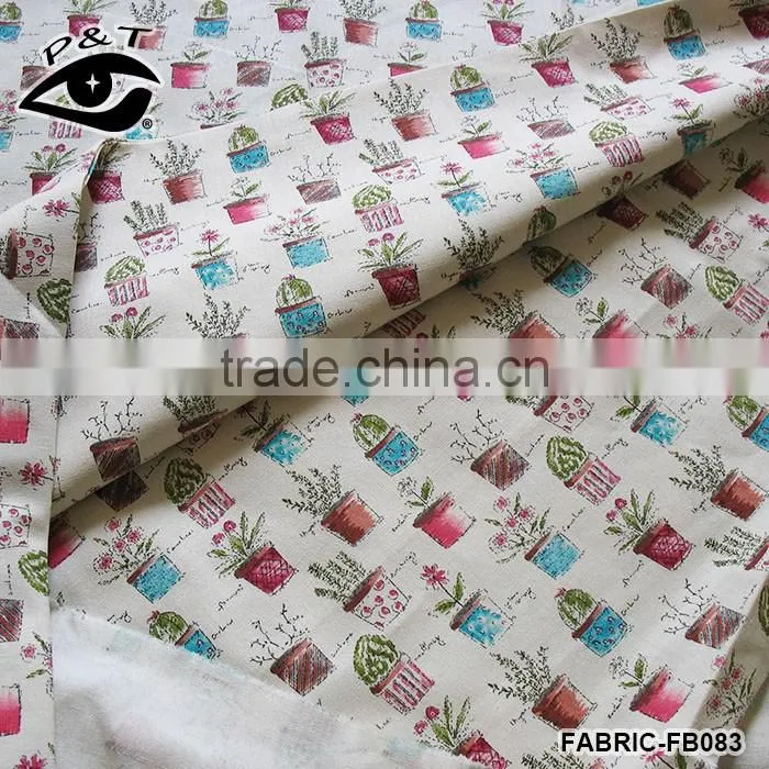 Linen Fabric Supplier Manufactur Printed 100% Linen Fabric For Dress Making
