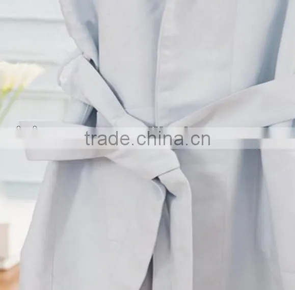 Plain Dyed Microfiber Bathrobe