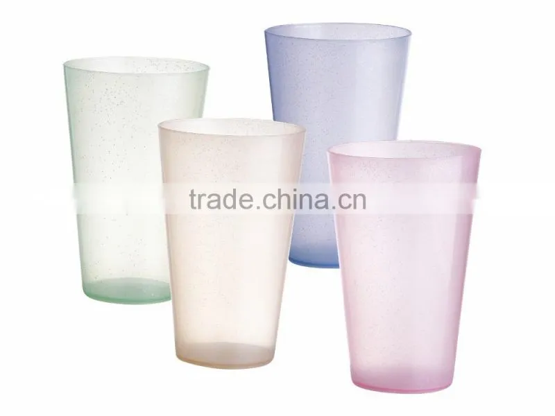 plastic double deck cup,housewares plastic cup