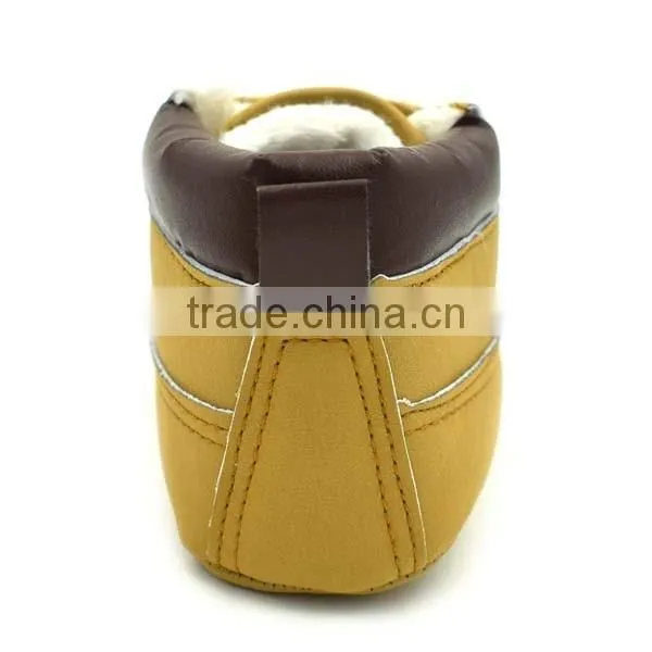 autumn&winter khaki warm baby shoes 0-18month