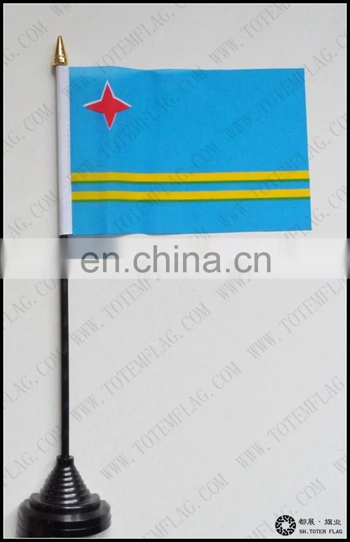 Aruba Table Flag , Aruba Desk Flag