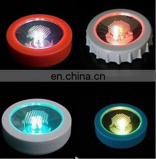 2015 Hot Sale Flashing Rgb Led Coaster for Christmas Decoration