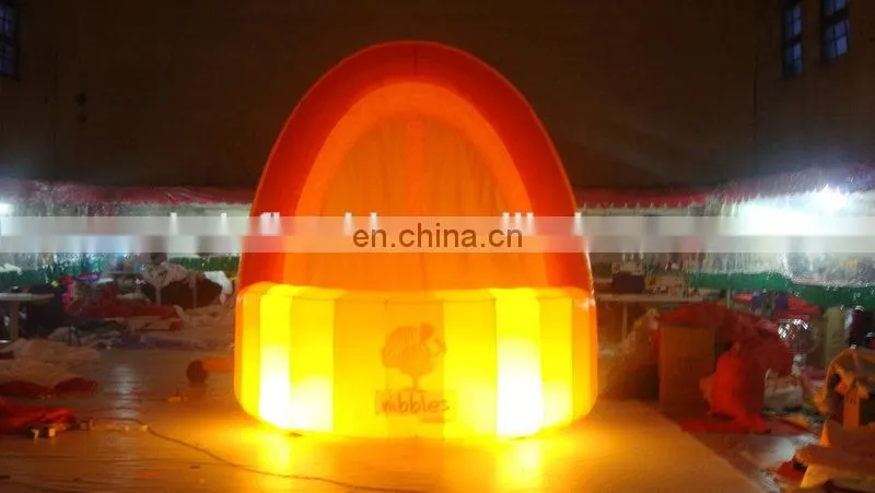 new style popular led light used inflatable spray booth for sale