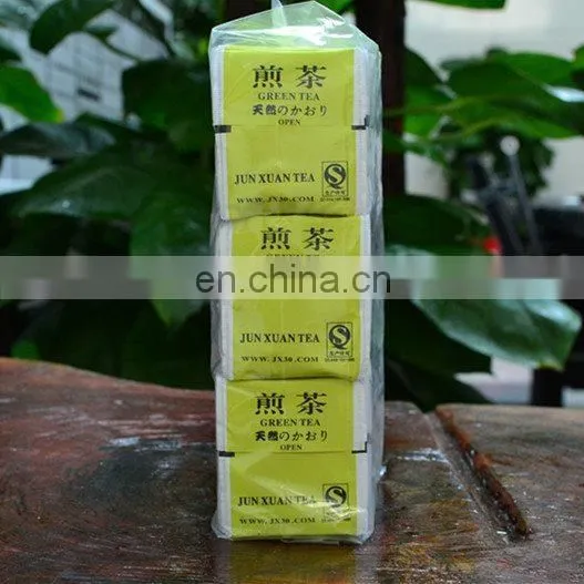 200g /Bag Japanese style organic brown rice green tea sencha brown rice teabaging bag