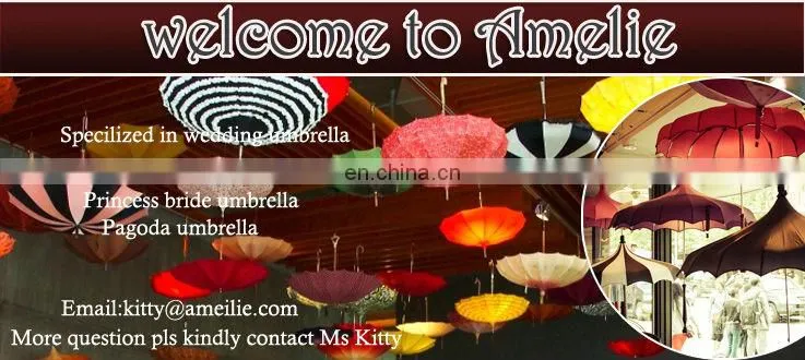 Lady Pongee fabric umbrellas