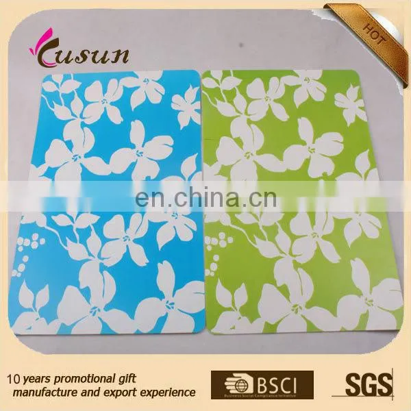 Top quality China printed designs cheap plastic placemat