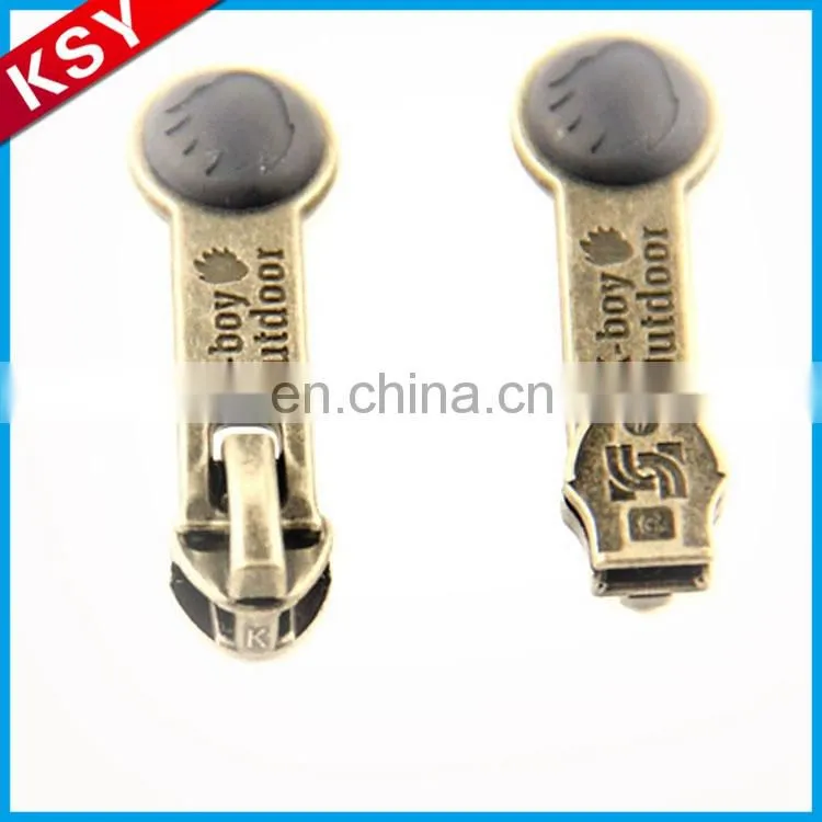 Custom Metal Rubber Zipper Slider/Puller
