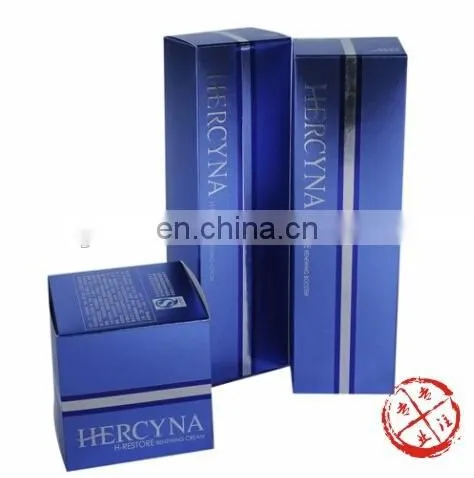 Square coated paper makeup packing & hard paper faec mask box