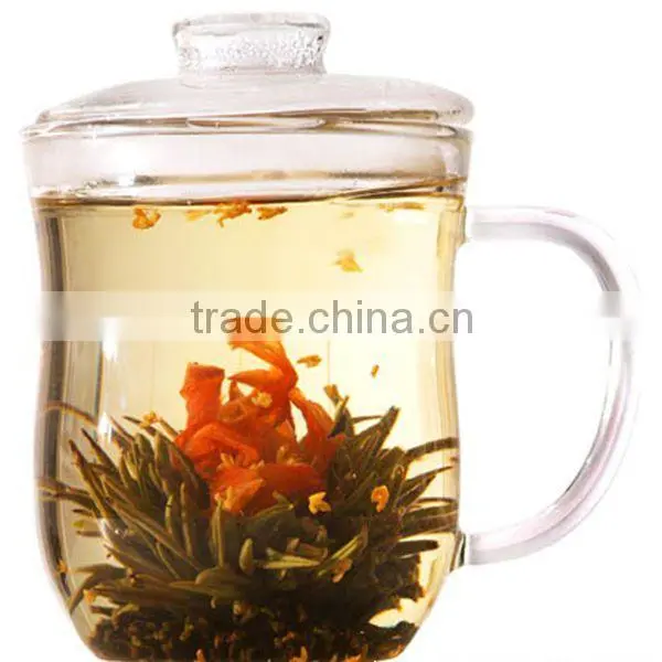 Beautiful blooming tea Flowering fairy tea