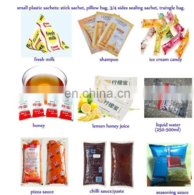 Automatic Ice Candy Stick Small Bag Filling Liquid Packing Machine