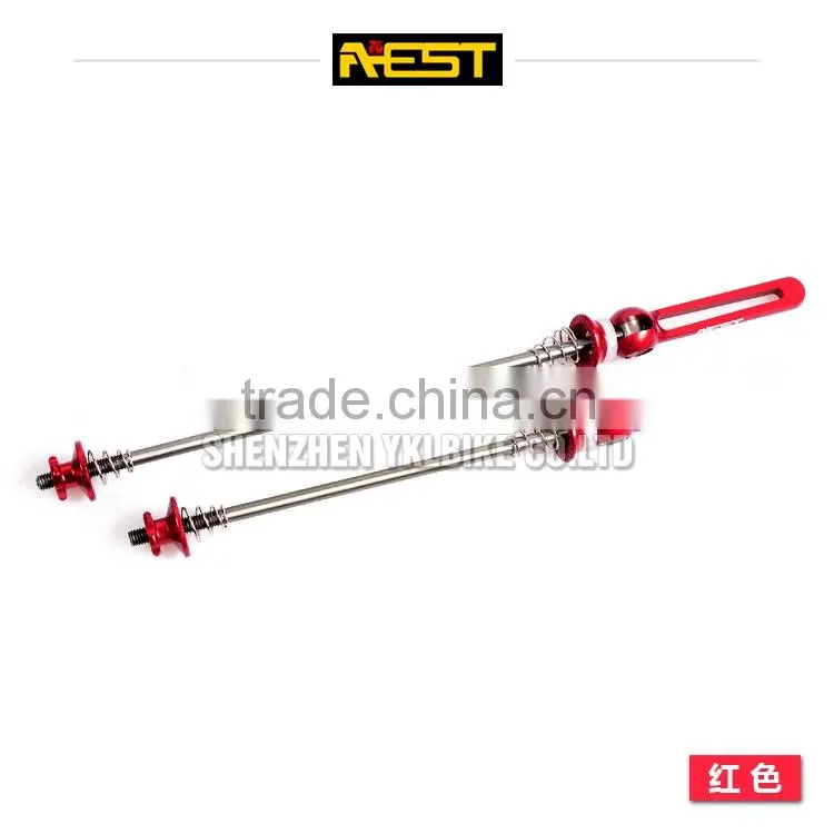 bicycle rear quick release /cnc titanium skewer/cycling skewer