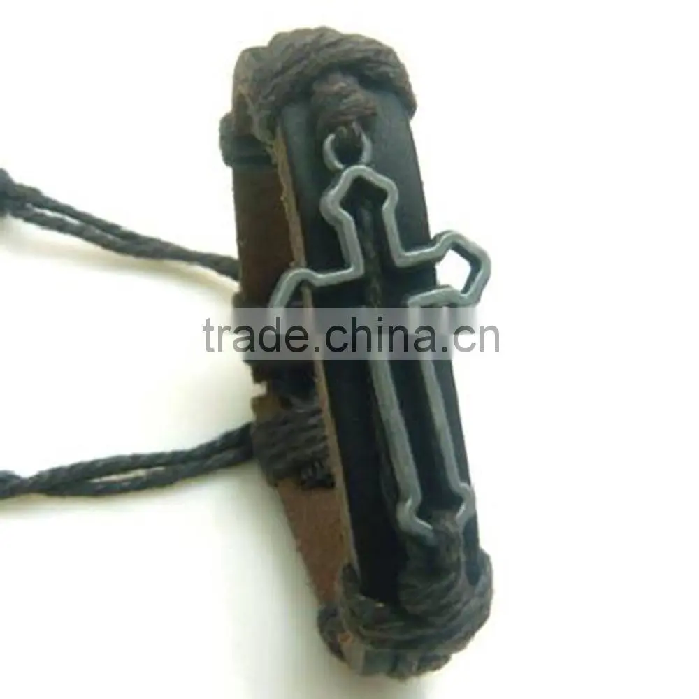 Hot Sale Cross Leather Bracelet Wholesale