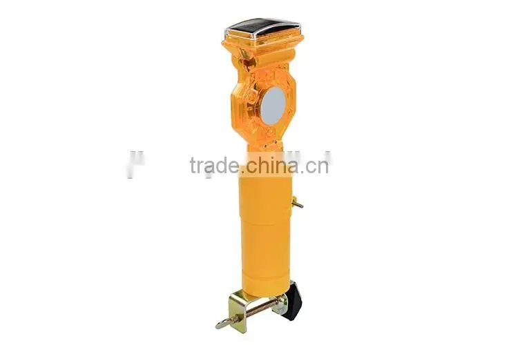 CE approved road construction solar roadsafety light