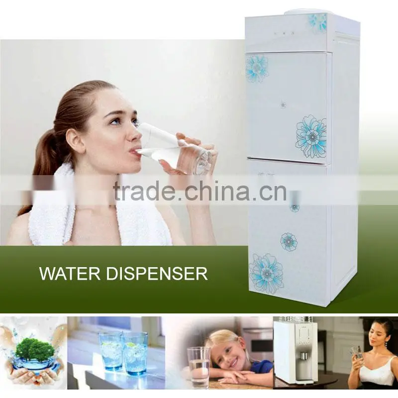 Glass water dispenser with compressor; water dispenser spare parts