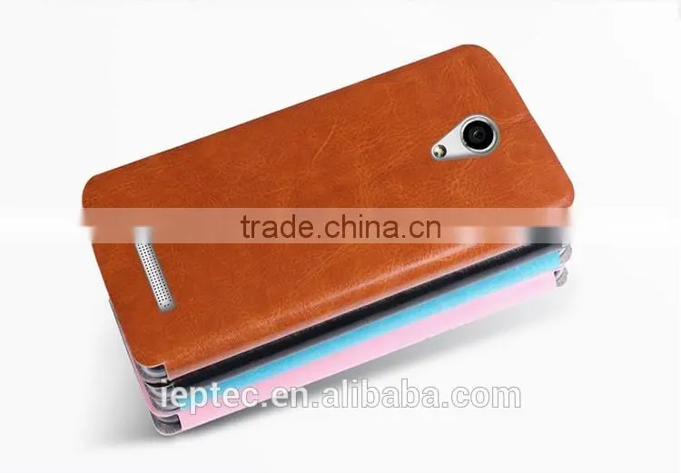 MOFi Case Funda Celular Housing for TCL P316L , Mobile Handset Coque Flip Leather Back Cover for TCL P316L