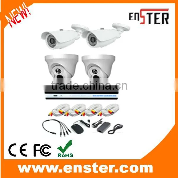 Hot Selling factory 700TVL 4CH Analog DVR kit security camera system security camera dvr kit