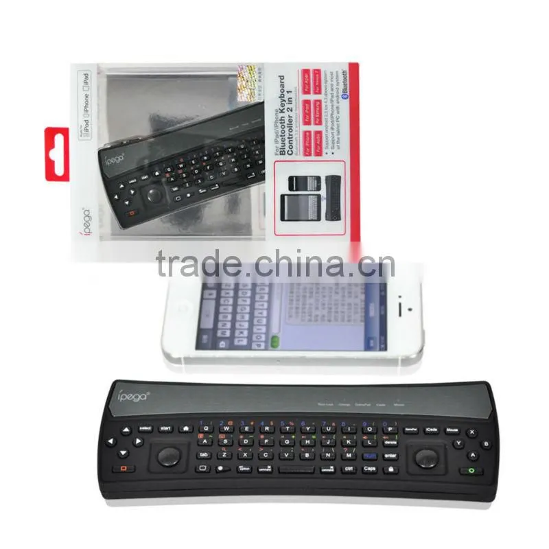 2013 new style 2in1 wireless bluetooth keyboard controller