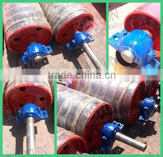 320mm Dia Mining Drive Conveyor Drum Conveyor Roller Head Pulley
