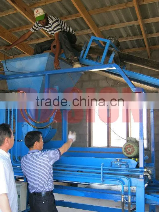 hollow block making machine DS6-15 brick paving machines equipment for plastic pallet