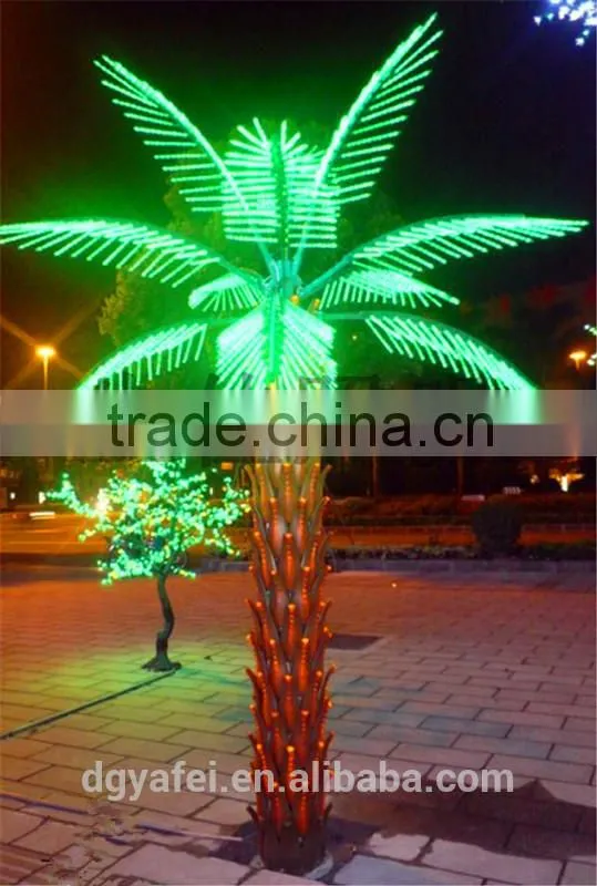 the artificial palm tree with lighting/LED artificial palm tree