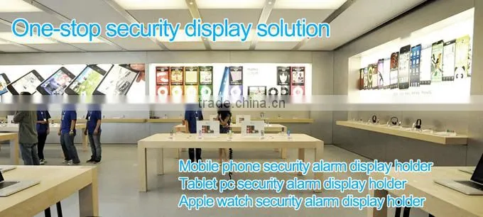 camera security alarm display stand,retail security alarm for camera