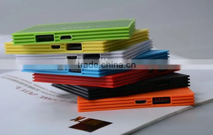Custom metal suqare power bank 2500mah usb power bank