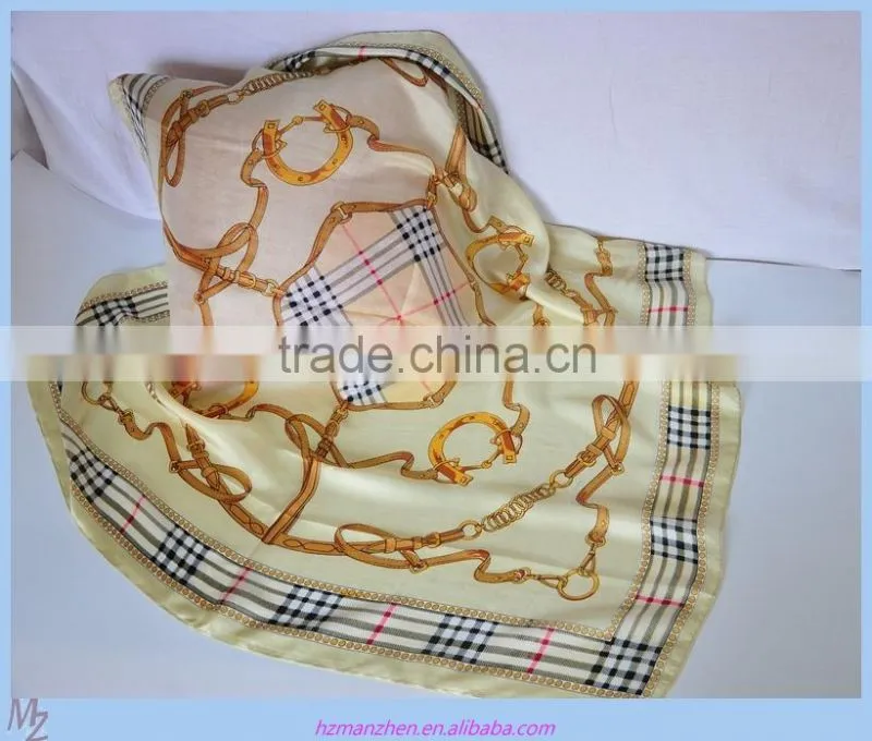 2015 New fancy turker women silk scarf