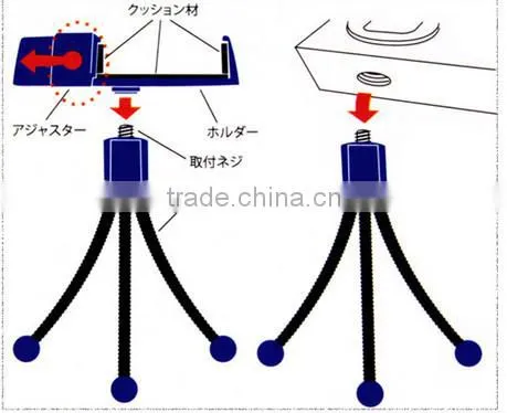 smartphone and cameras multipurpose flexible legs tripod