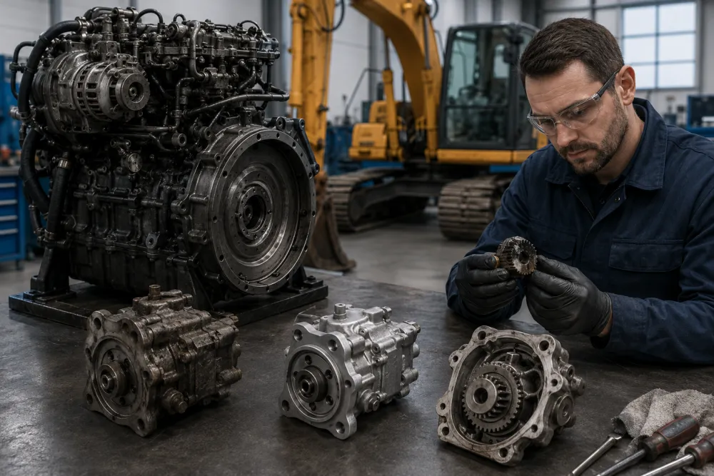 Quelles pièces de moteur de pelle excavatrice devriez-vous remplacer par rapport au remplacement du moteur entier ?