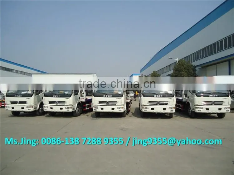 DFAC Euro III towing truck, 5600*2350mm flatbed tow truck,cheap tow trucks for sale