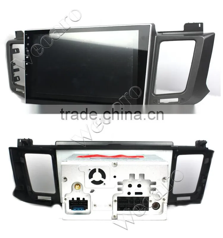 Wecaro WC-TR1063 10.1" Android 4.4.4 car dvd player touch screen for toyota rav4 car pc android A9 cpu 2013-2015