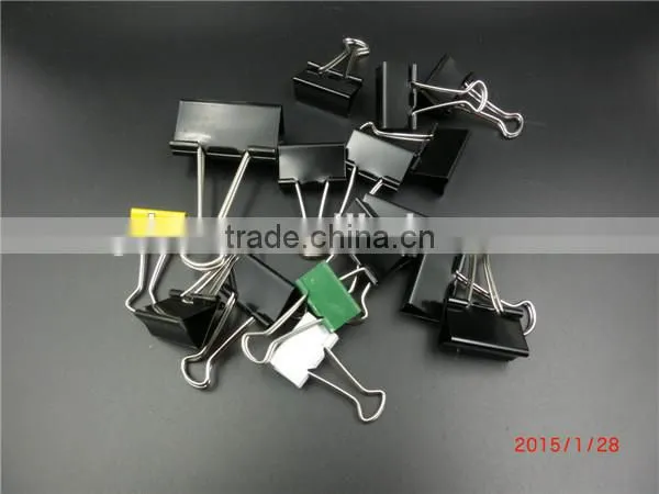 2015 Promortion types of colorful custom binder paper clips
