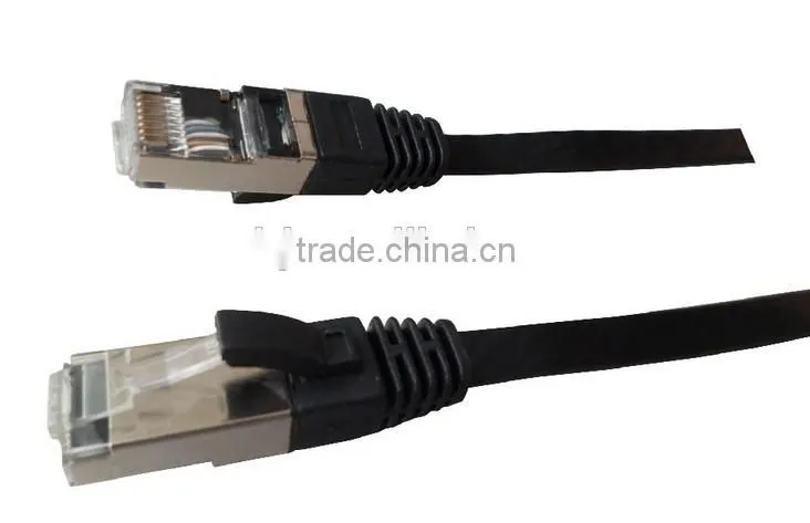 10GBASE-T 32AWG STP Cat7 High Speed Flat Patch Cord