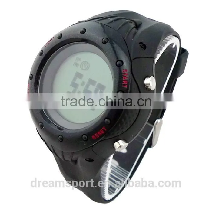 Wireless Heart Rate Monitor Chest Belt Wrist Pedometer Watch For Sports Running