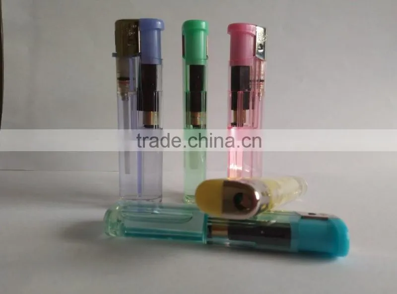 Chinese cigarette lighter transparent electronic lighter FH-606 smoking accessories