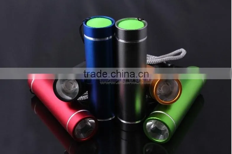 Column Color Portable 1W LED Flashlight