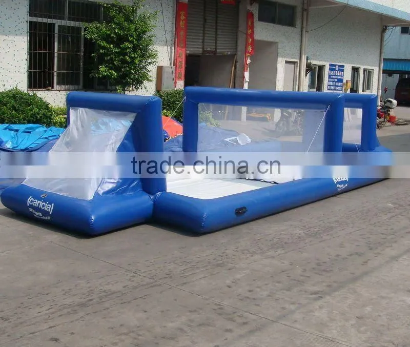 hot sale inflatable soap soccer field