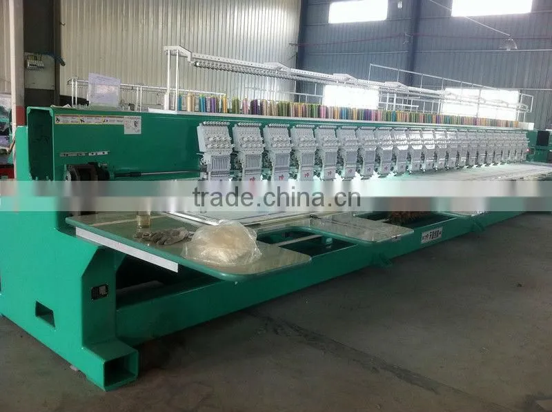 9 needles 22 heads flat embroidery machine