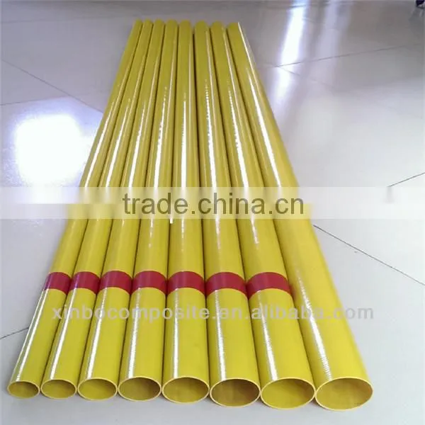 Colorful roll-wrappig fiberglass tubing for Gardon tolls