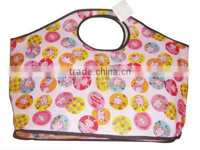 non woven lamination round handle bag