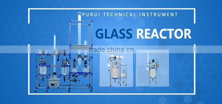 laboratory chemical standard jacketed glass reactor