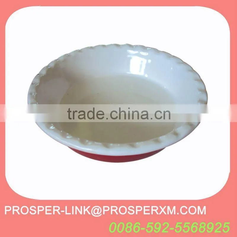 White porcelain baking tray