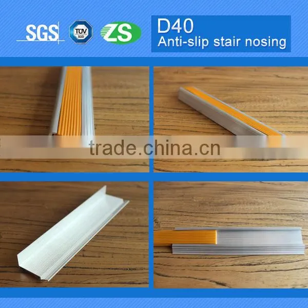 polished porcelain tiles stair nosing