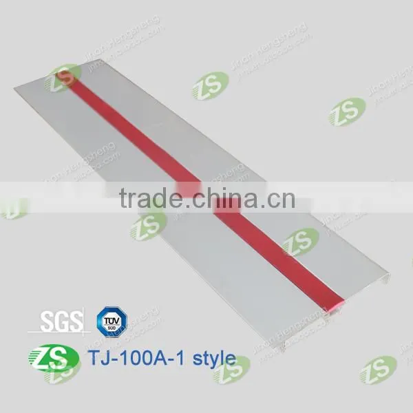 100mm fashion brushed gold aluminium baseboard molding