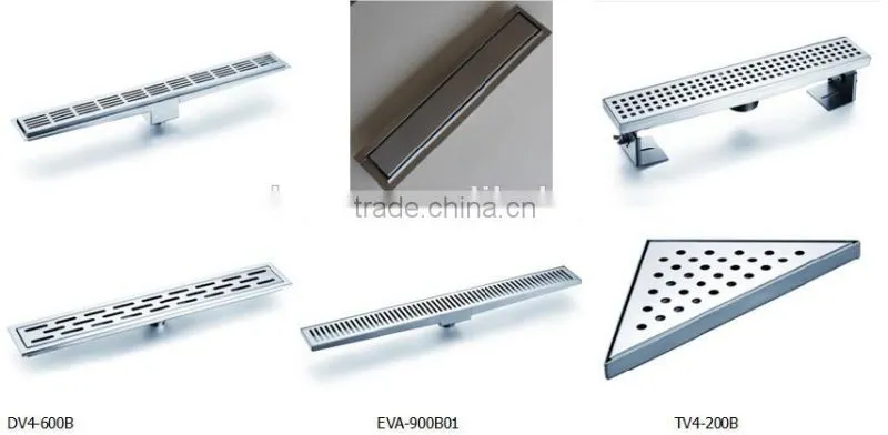 Audemar Stainless Steel 304 Sloped Channel Base Linear Shower Floor Drainer