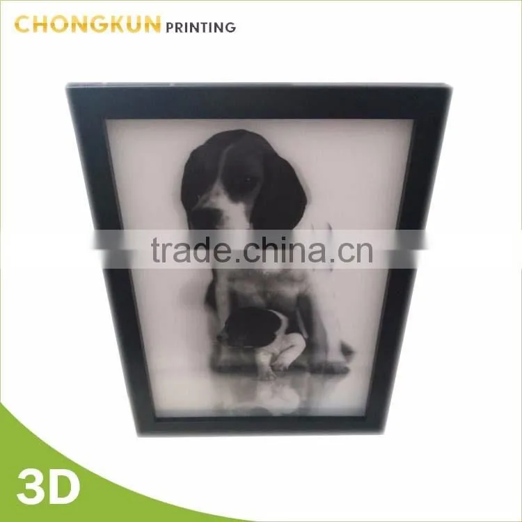 customized PP picture PET picture lenticular picture with LED 3d lenticular picture 3d picture