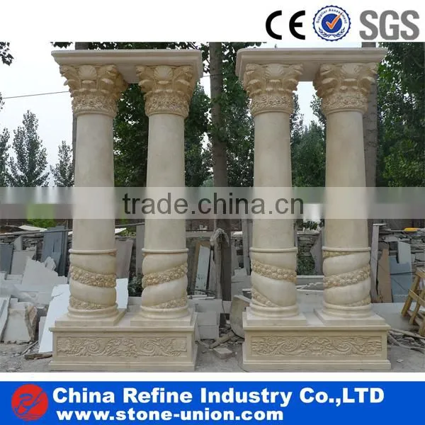 Hot selling stone pedestal column with Experienced Factory