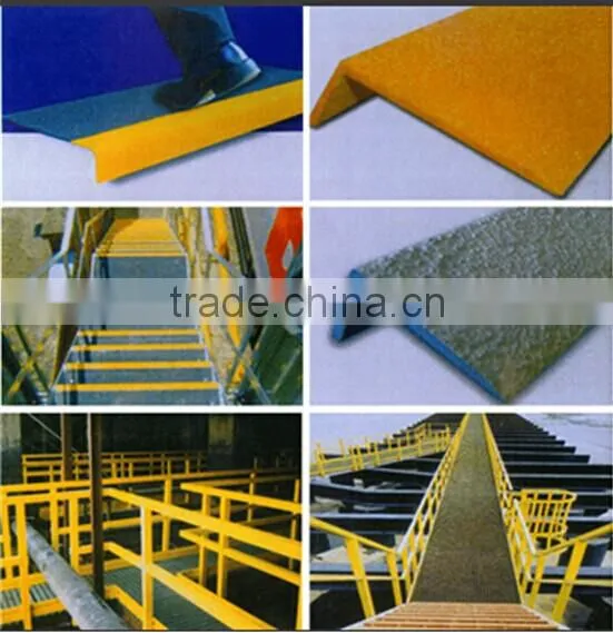 Anti-creep FRP stair nosing