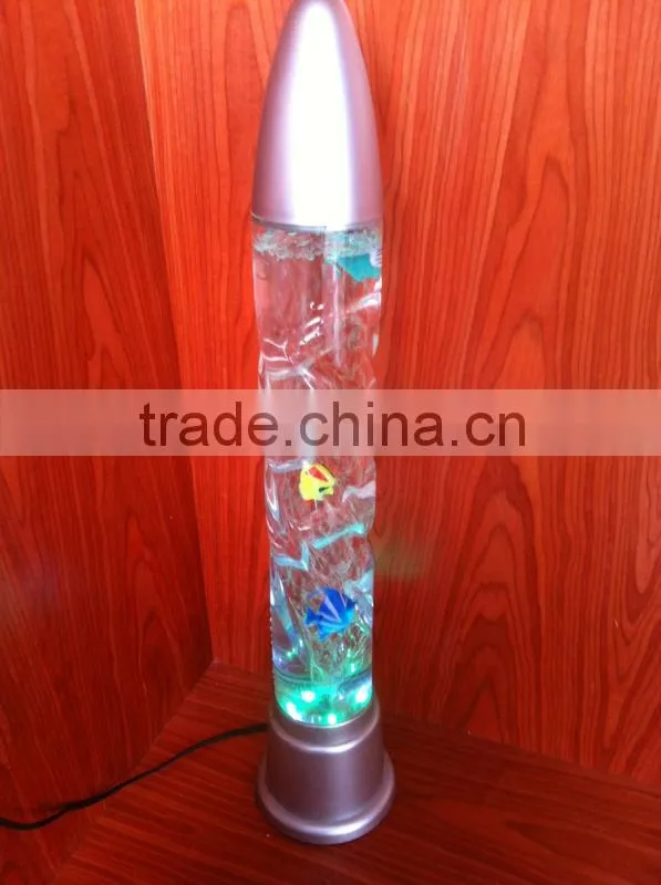 red bubble lamp