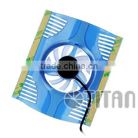 HDD wifi router set top box server gaming PC 3M tape USB fan portable air cooler